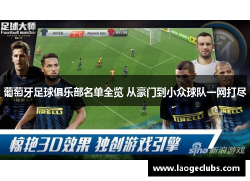 葡萄牙足球俱乐部名单全览 从豪门到小众球队一网打尽