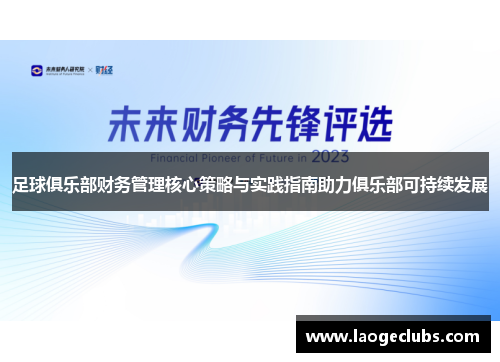 足球俱乐部财务管理核心策略与实践指南助力俱乐部可持续发展